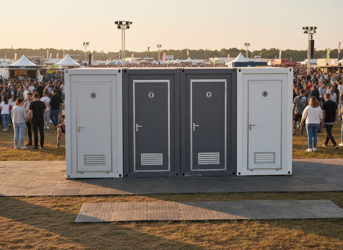 EX-SANITARY Sanitärlösung auf Eventgelände